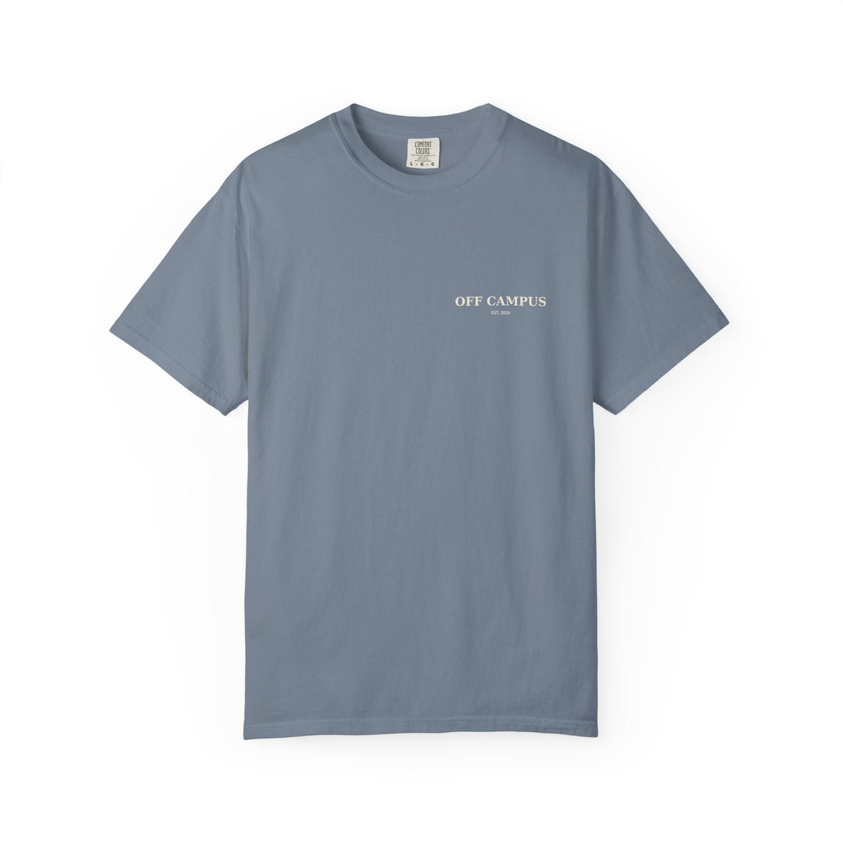 Saturday Division T-Shirt — “Off Campus” Vintage Garment-Dyed Tee