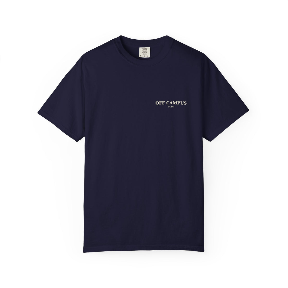 Saturday Division T-Shirt — “Off Campus” Vintage Garment-Dyed Tee