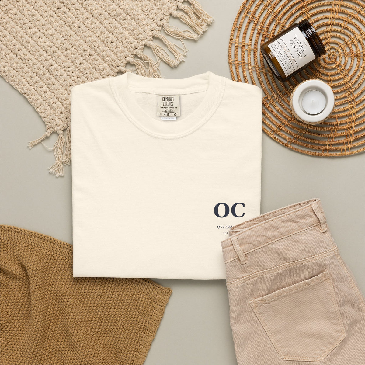 T-Shirt — "Off Campus University" Vintage Campus Tee