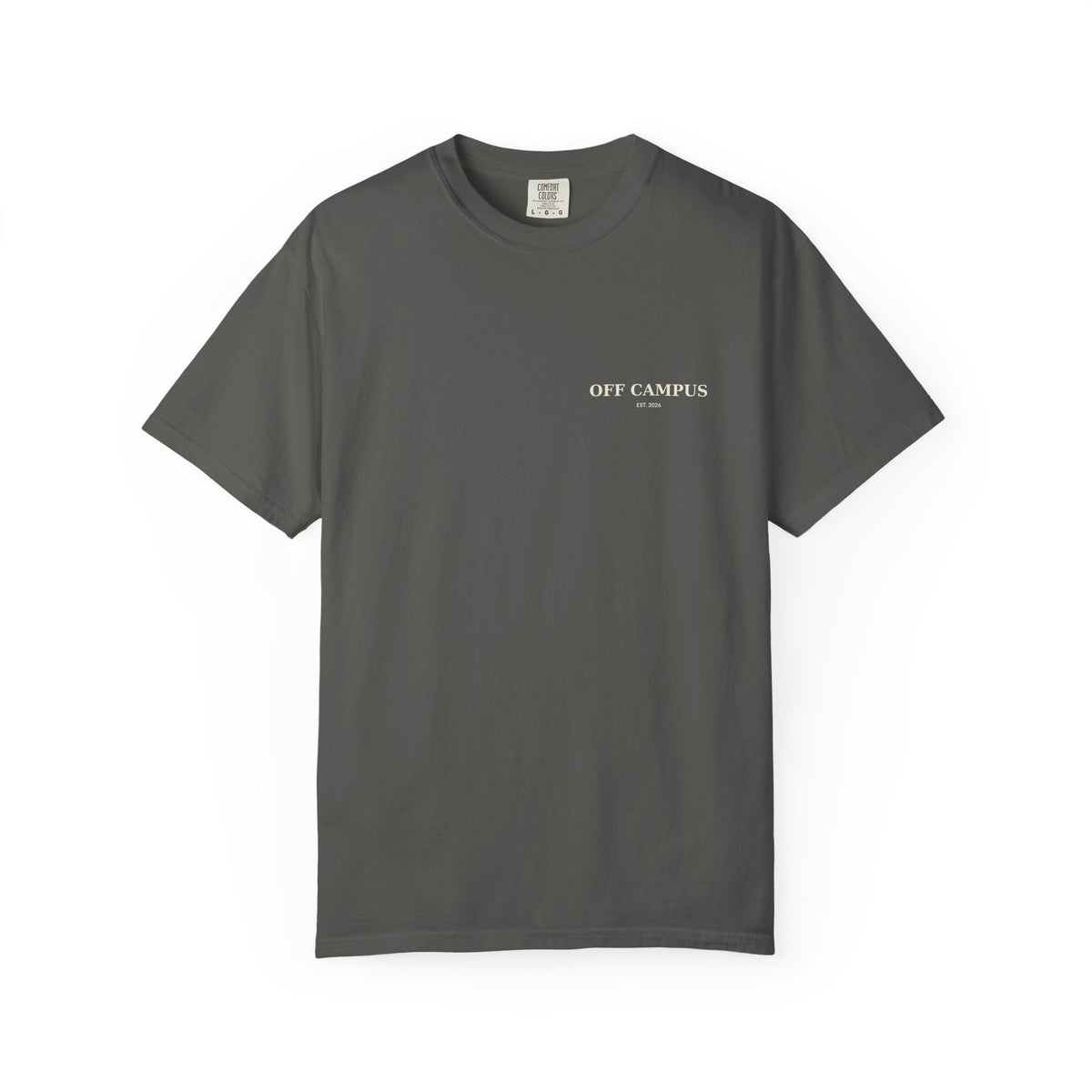 Saturday Division T-Shirt — “Off Campus” Vintage Garment-Dyed Tee