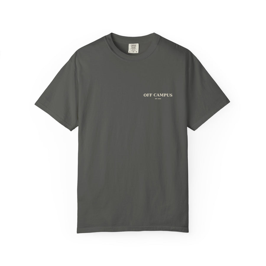 Saturday Division T-Shirt — “Off Campus” Vintage Garment-Dyed Tee