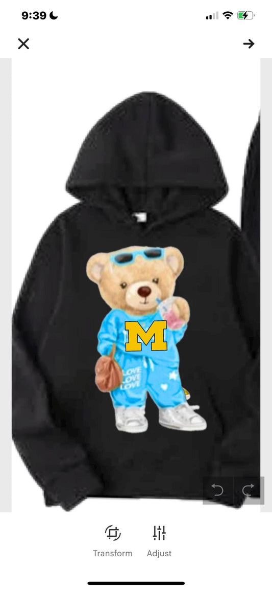 Character Custom College Sweatshirt Pullover Hoodie  (or your own image)
