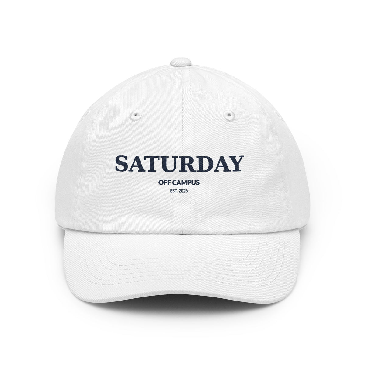Dad Hat — SATURDAY Off Campus Embroidered Casual Baseball Cap