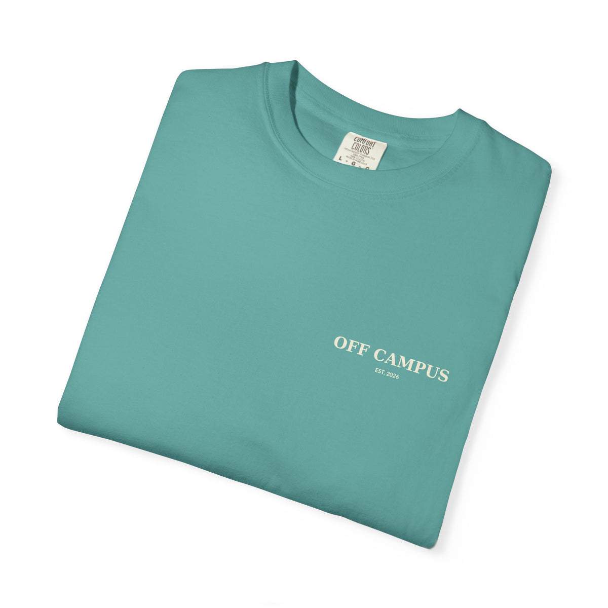 Saturday Division T-Shirt — “Off Campus” Vintage Garment-Dyed Tee