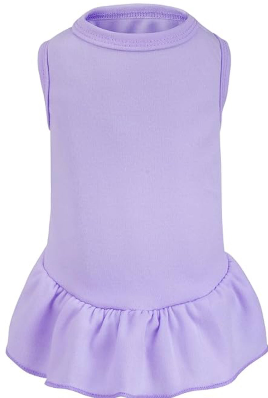 Little Miss Dog Name shirt/dress