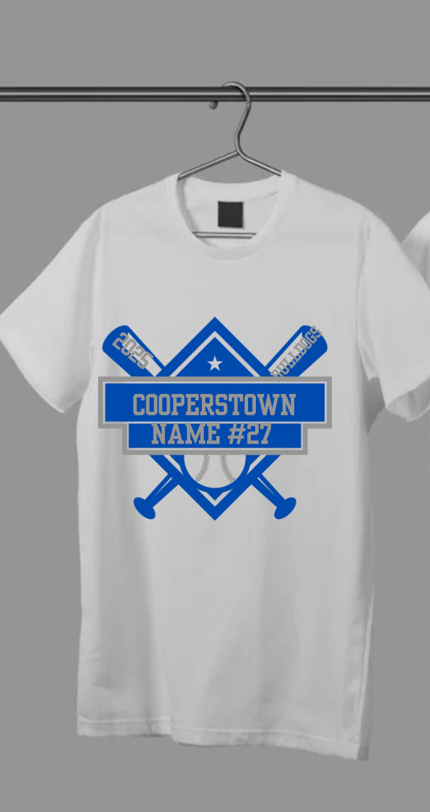 Cooperstown Custom team swag (private message for each order images )