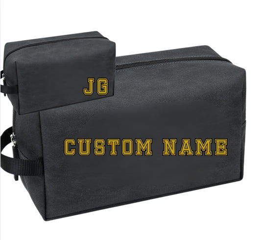 Men’s Personalized Toiletry Bag (Groomsmen or College Gift Idea)