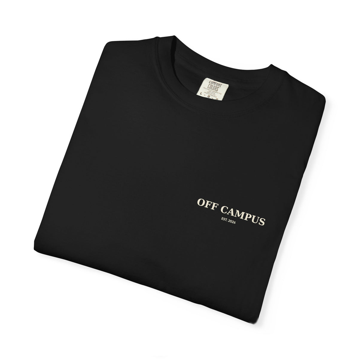 Saturday Division T-Shirt — “Off Campus” Vintage Garment-Dyed Tee