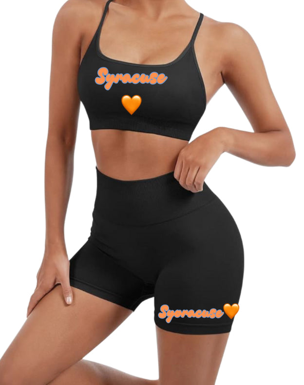 2 piece activewear sets - custom logos