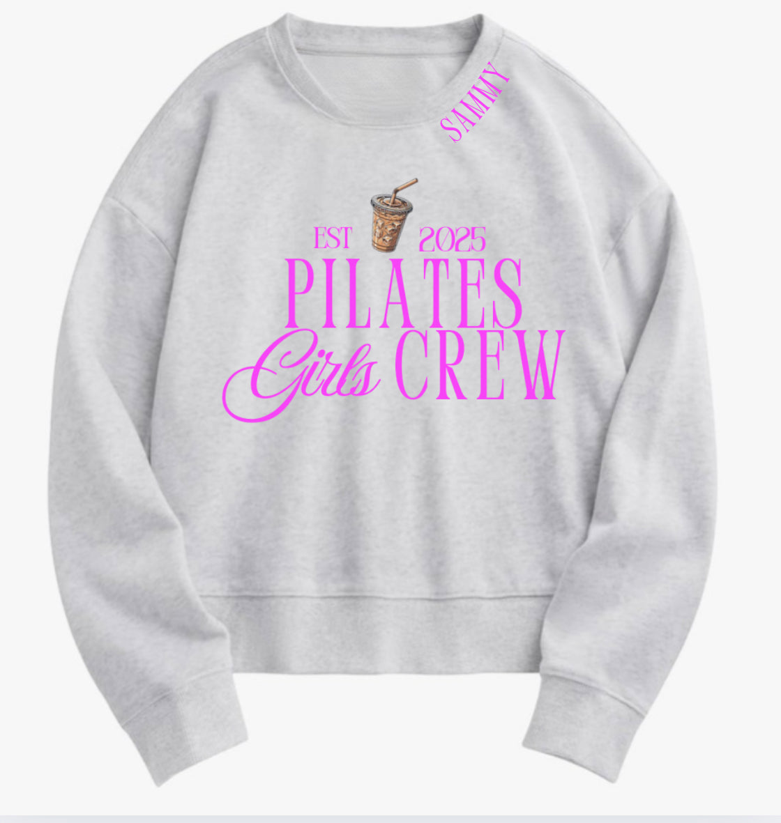 Pilates Women’s “Girl Club” Crewneck | Gift forpilates Lovers | Est. Year Sweatshirt