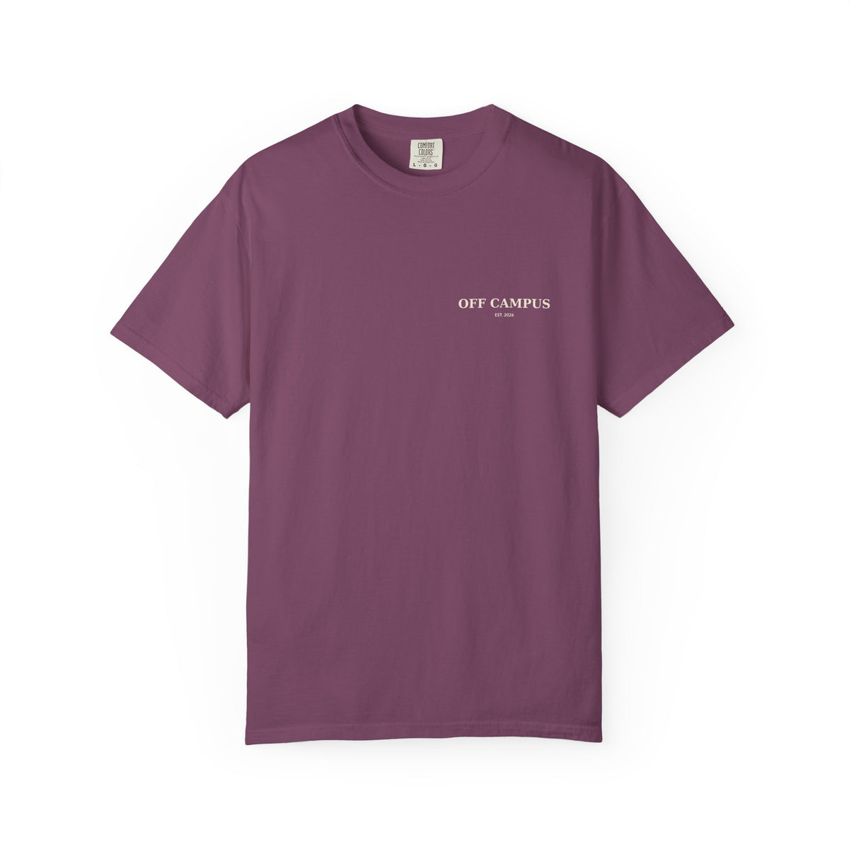 Saturday Division T-Shirt — “Off Campus” Vintage Garment-Dyed Tee