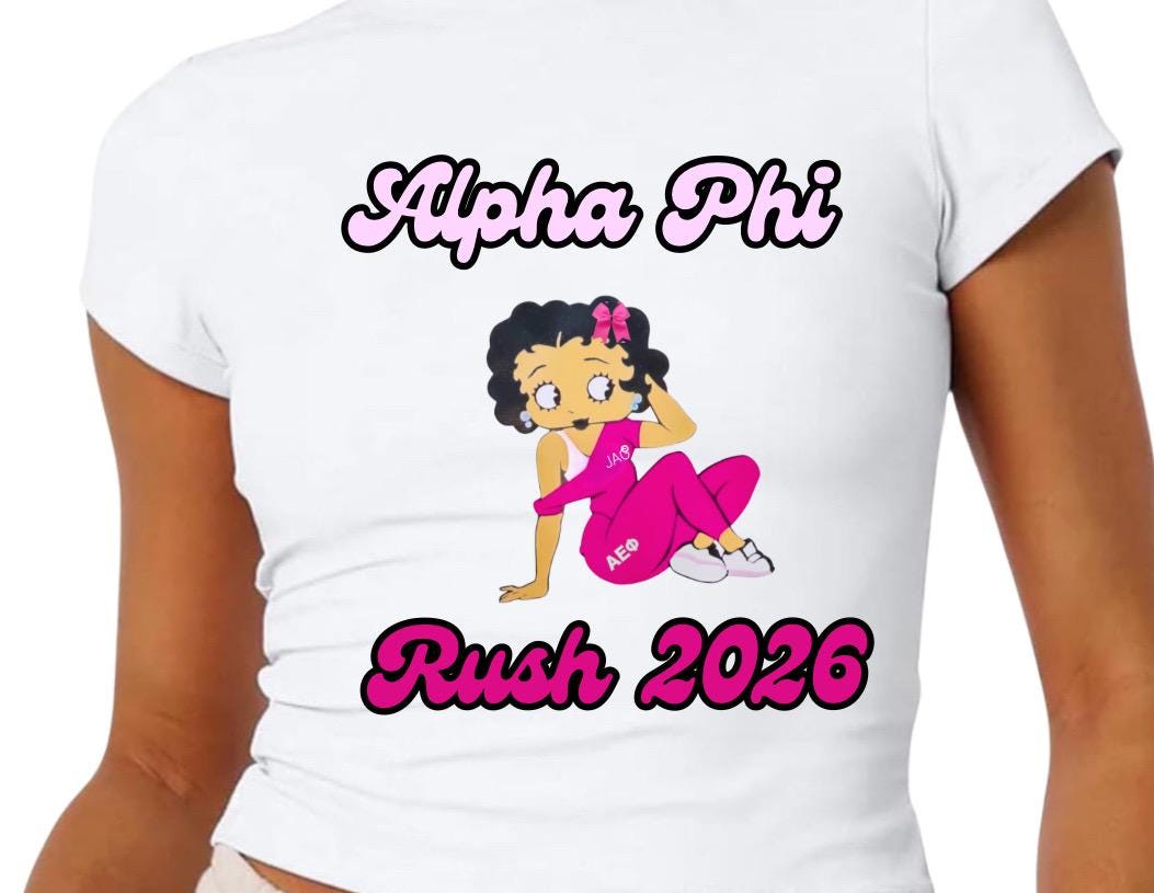 Adult & Kids Custom Cropped Baby T with college logo (sport, tongue, sorority )