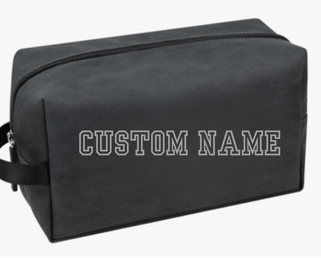 Men’s Personalized Toiletry Bag (Groomsmen or College Gift Idea)