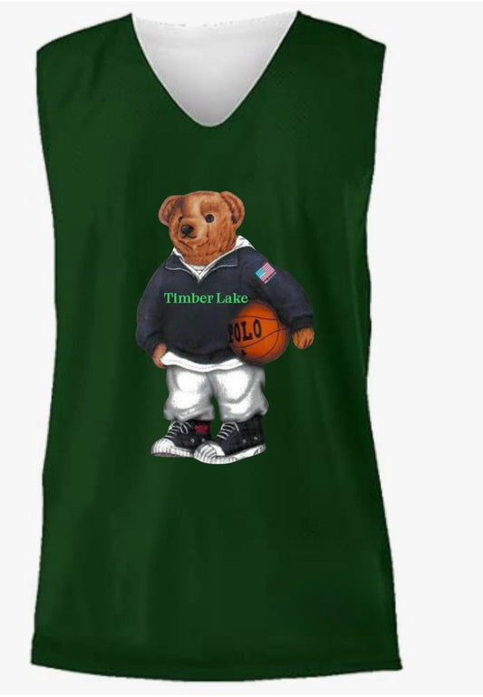 Boys Sports Jersey Reversible, School, Favorite Team  Polo Bear Jersey Tank Personalized (name added on back)