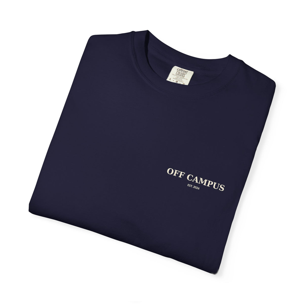 Saturday Division T-Shirt — “Off Campus” Vintage Garment-Dyed Tee