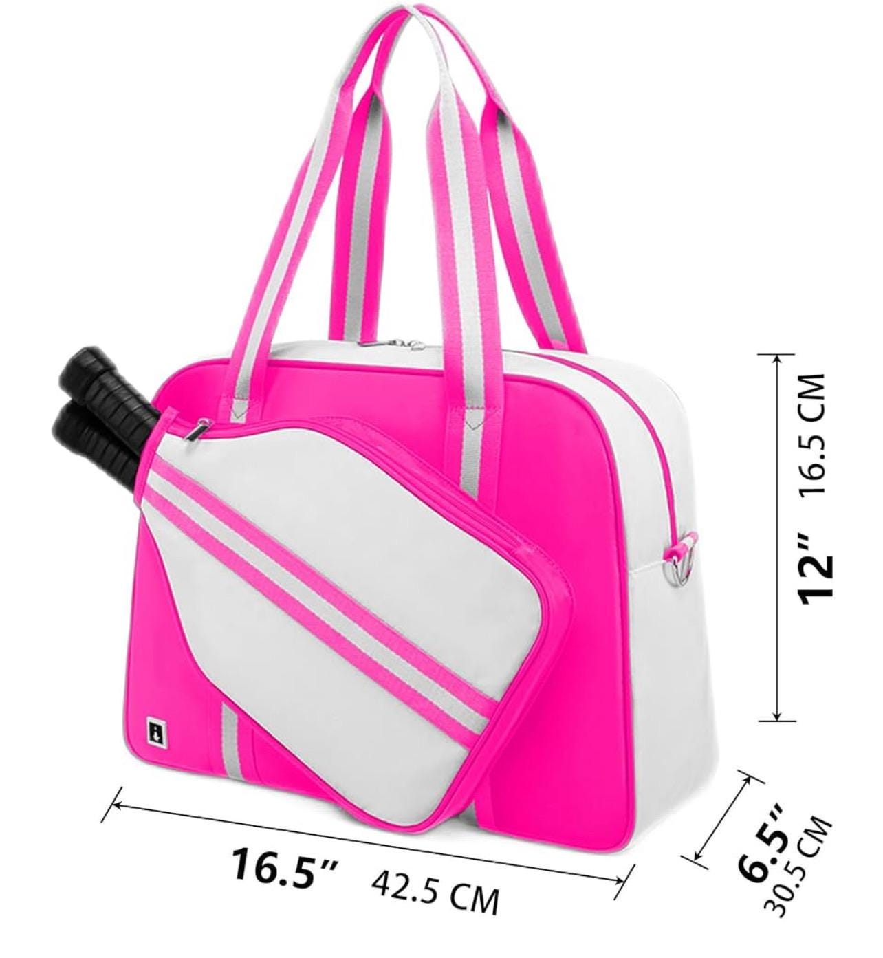 Personalized Embroidered Pickleball water resistant neoprene tote and sling bag (perfect for a friend’s birthday gift!)