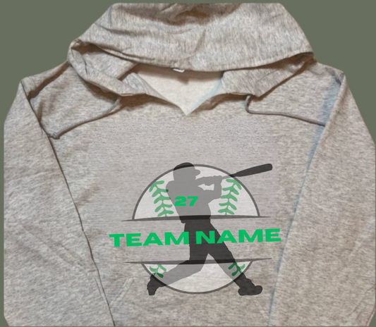 Custom Baseball team Hoody (private message for each order images )