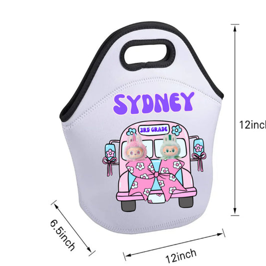 Neoprene Lunch box Lunch bag for school Insulated Lunchbox (boys/girls) laboobu